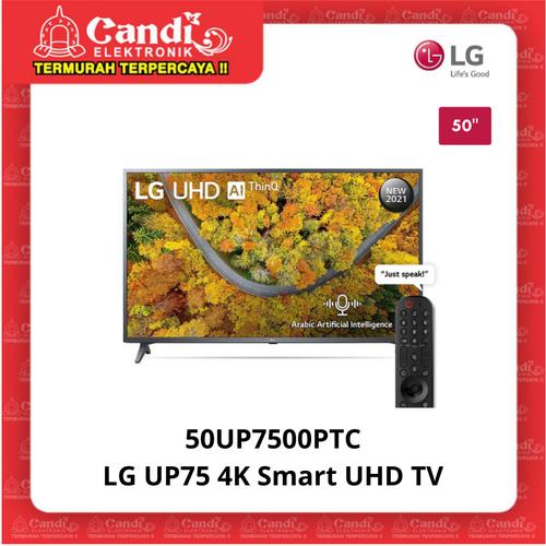 Gambar LG LED TV 50 INCH 50UP7550PTC - 4K Smart UHD TV 50UP7550 / 50 UP7550 dari Candi Elektronik Solo Kota Surakarta Tokopedia