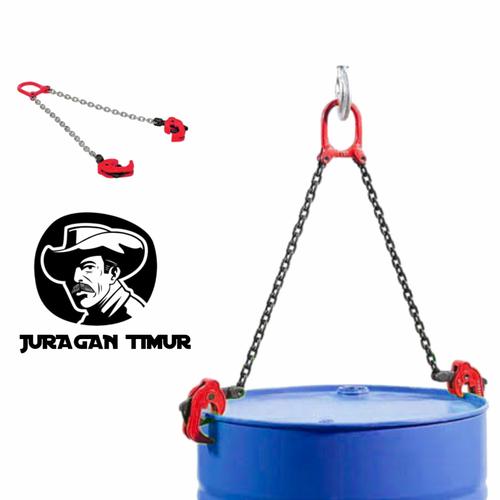 Jual Drum handling equipment chain drum lifting clamp drum lifter for