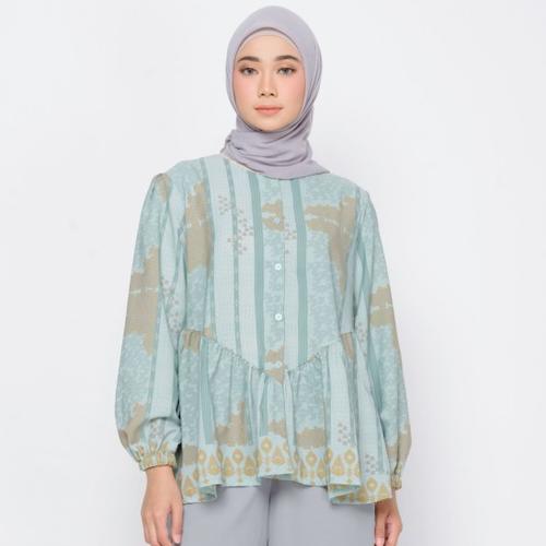 Gambar ZM Zaskia Mecca - Deza Sea Salt Blouse - Edisi Mandalika - XXL dari Zaskia Mecca Official Kab. Bekasi Tokopedia