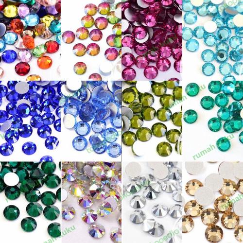 Mix Size Rhinestone Jual mix size rhinestones good quality flat back 2 - Jakarta Utara ...