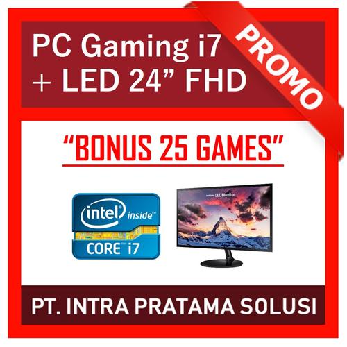Gambar PC Design / Gaming - i7-3770 + RAM 16GB + GTx1050Ti 4GB + LED 22" FHD dari PT. Intra Pratama Solusi Jakarta Pusat Tokopedia