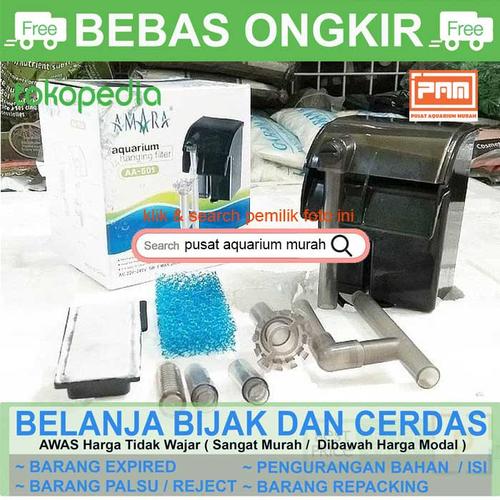 Gambar MURAH FILTER GANTUNG / HANG ON FILTER HOB HANGING AMARA 501 dari Pusat Aquarium Murah Kota Depok Tokopedia