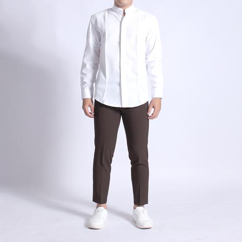 Promo Kasual Jamal White Oxford - M 