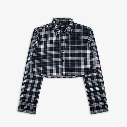 Gambar Geoff Girls Official - Joan Navy Brown Stripe | Kemeja | Flannel - M dari Geoff Max Official Kota Bandung Tokopedia
