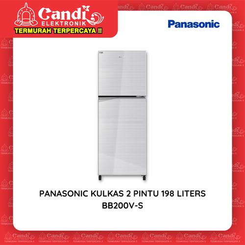 Gambar PANASONIC KULKAS 2 PINTU NR-BB200V-S dari Candi Elektronik Solo Kota Surakarta Tokopedia