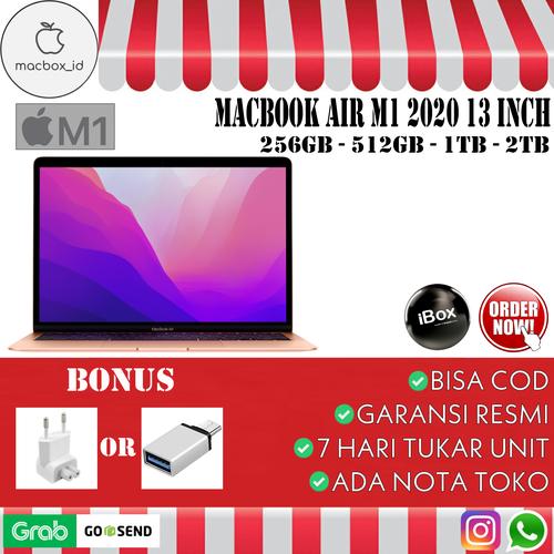 Gambar Apple MacBook AiR M1 2020 512 512GB Space Gray Gold Silver Resmi iBox - INTERNASIONAL, M1 256GB SILVER dari MacBox id Jakarta Pusat Tokopedia