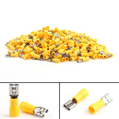 5 10 20 30 50 100 Heat Shrink Solder Connectors 4.0 - 6.0mm Set Non Crimp Yellow | EBay - Foto 9