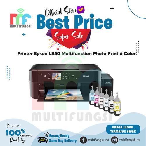 Jual Printer Epson L850 Multifunction Photo Print 6 Color Garansi Resmi -  Jakarta Pusat - Multifungsi Online | Tokopedia