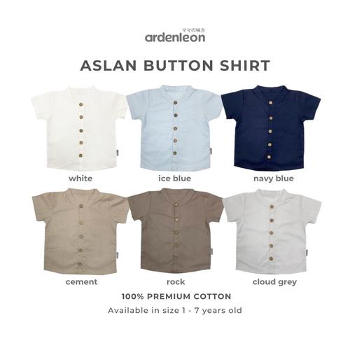 Gambar ARDENLEON Boys Aslan Button Shirt Atasan Anak (1-7 Yr) - Ice Blue, 3L (4-5 Yr) dari ARDENLEON Jakarta Barat Tokopedia