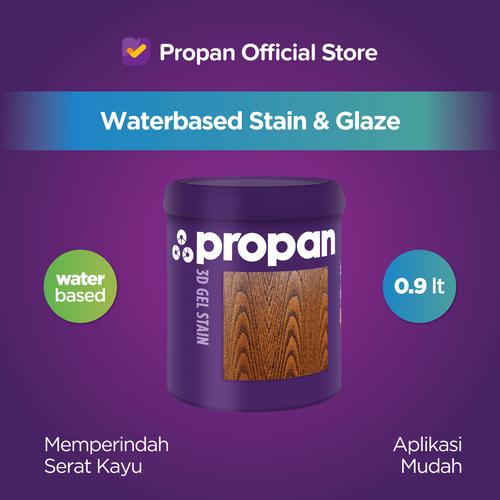 Gambar PROPAN 3D GEL STAIN 2 IN 1 STAIN & GLAZE - COCOA BROWN dari Toko Cat Propan Jakarta Barat Tokopedia