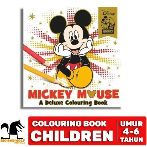 Jual DISNEY CLASSICS MICKEY MOUSE: MICKEY MOUSE A DELUXE COLOURING BOOK ...