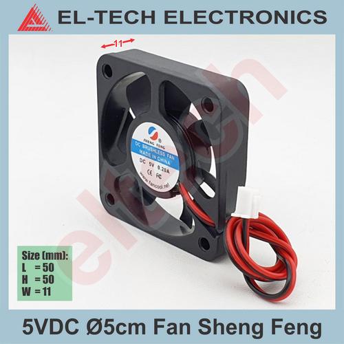 Jual 5V DC Ø 5cm 50mm Cooling Fan Kipas 
