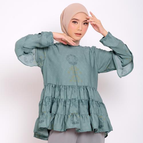 Gambar ZM Zaskia Mecca - Adila Pine Blouse - Romansa Khatulistiwa - Cendana - M dari Zaskia Mecca Official Kab. Bekasi Tokopedia