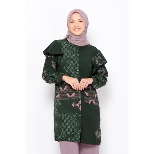 Gambar ZM Zaskia Mecca - Haifa Emerald Tunik - Jelita Indonesia - Edisi Palem - L dari Zaskia Mecca Official Kab. Bekasi Tokopedia