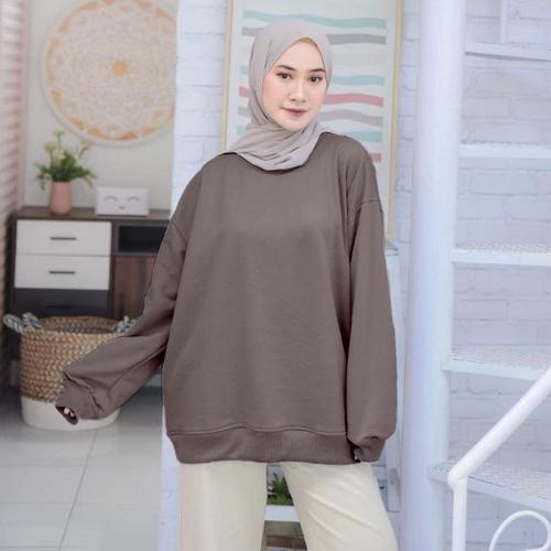 Jual Xxl Sweater Basic oversize fashion 