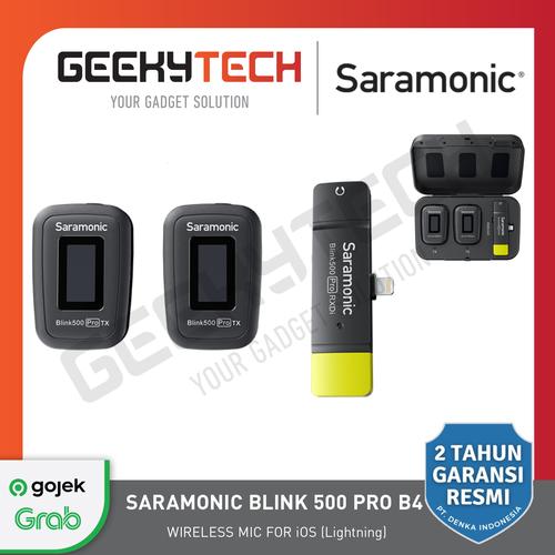 Gambar Saramonic Blink 500 Pro B4 Digital Wireless Mic for Lightning iOS dari GeekyTech Official Jakarta Utara Tokopedia
