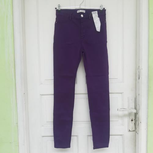 Jual Celana Jeans Ungu Purple Super High Waist Stradivarius Asli Original -  M - Jakarta Barat - WOG Shop | Tokopedia