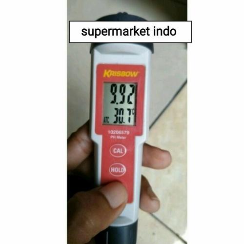 Jual KRISBOW 10206579 PH & TEMPERATURE TESTER METER WITH ATC AUTO