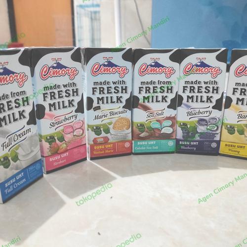 Jual Cimory UHT Fresh Milk 250ml Marie Biscuits Kota Denpasar