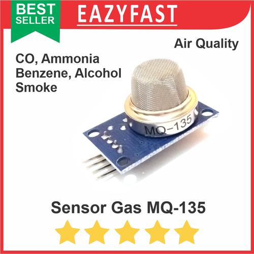 Jual Modul Sensor Gas Hazardous Air Qualilty MQ-135 Detector Arduino ...