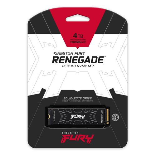 SSD M2 Nvme Kingston 4TB FURY Renegade 