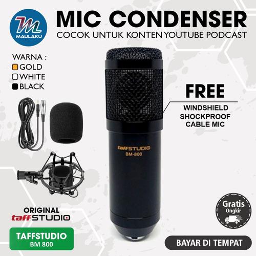 Jual Mic Condenser BM800 / Microphone Condenser BM 800 Original Hitam Kota Semarang