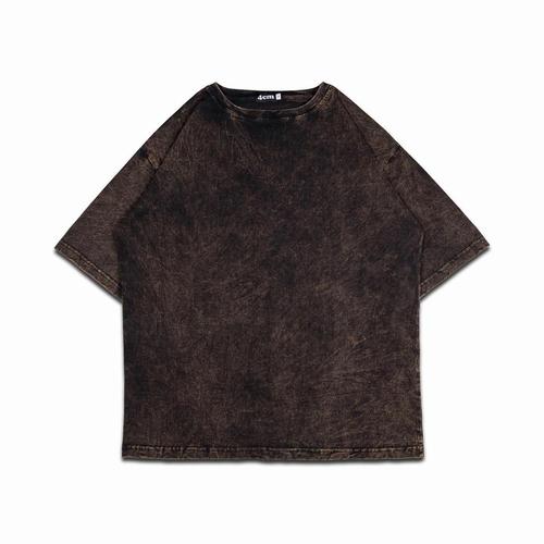 TSHIRT ACID WASH RED- t-shirt oversize 