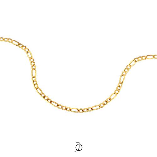 Jual Jo Figaro Chain - 17K YELLOW GOLD 
