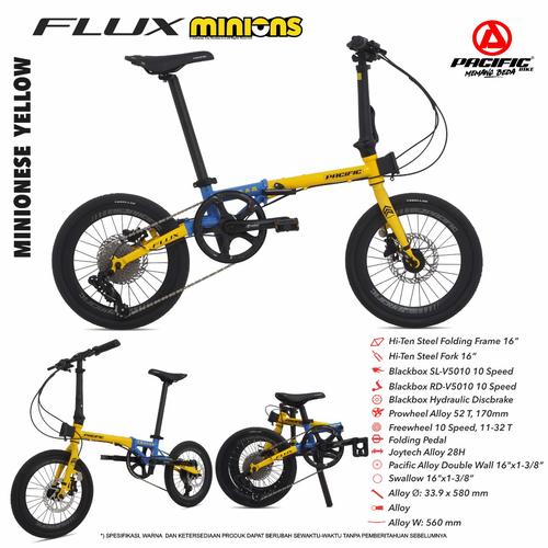 Jual Sepeda Lipat 16 Inch, Pacific Flux 
