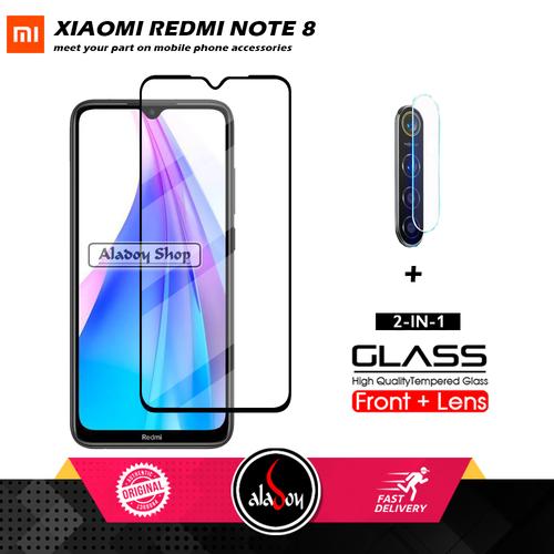 Foto Produk PAKET Tempered Glass Xiaomi Redmi Note 8 + TG Camera Lens Protector dari Aladoy Shop Acc