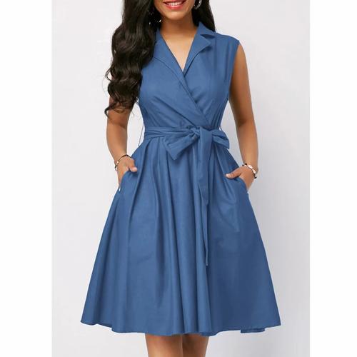 Jual Women Plus Size Wrap V-neck Short 