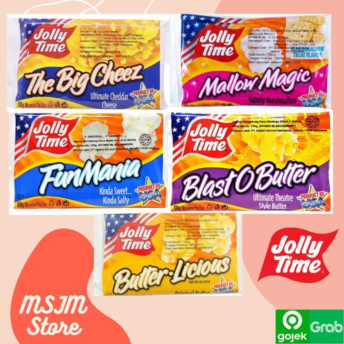 Jual Jolly Time Popcorn microwave ALL VARIAN Rasa Flavor JollyTime Pop