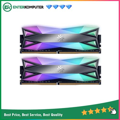 Gambar ADATA DDR4 XPG SPECTRIX D60G PC25600 3200MHz 16GB (2X8GB) - RGB dari Enter Komputer Official Jakarta Pusat Tokopedia