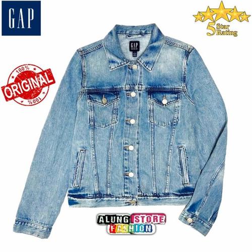 Jual jaket jeans denim gap original hit 