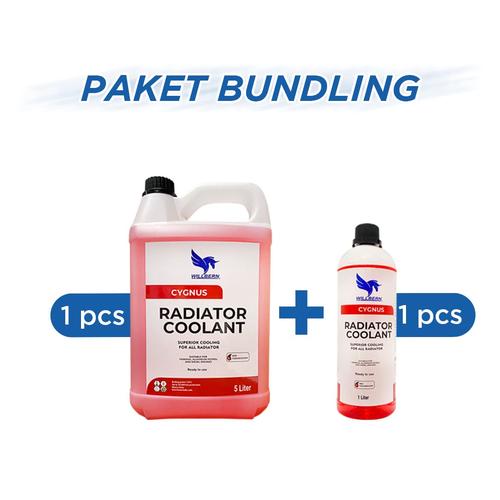 Gambar Paket Willbern Radiator Red Coolant Galon 5 liter + 1 liter dari WillbernOfficial Jakarta Utara Tokopedia