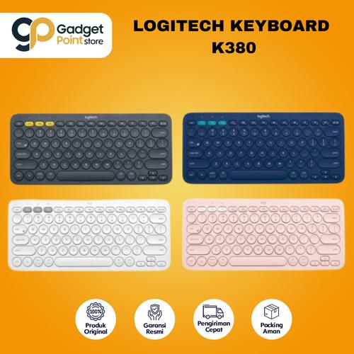 Gambar Logitech K380 Keyboard Wireless Multi Device - Hitam dari Gadget Point Store Kota Surabaya Tokopedia