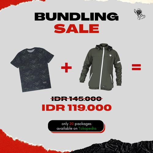Gambar Triple F Special Bundling Windbreaker Jacket T-shirt dari Triple F Official Store Kota Tangerang Tokopedia