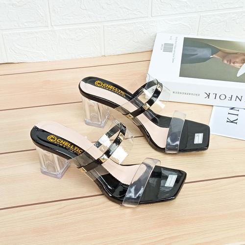 Jual High Heels Wanita Sandal Hak kaca 