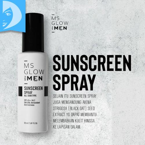 Foto Produk Ms Glow Men Sunscreen Spray / Sunblock MsGlow Men - Sunscreen Drift dari DuniaKecantikan