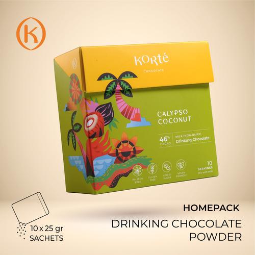 Gambar Korte Calypso Coconut Drinking Chocolate Powder - Homepack 250g dari Korte Chocolate Kota Surabaya Tokopedia