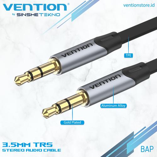 Foto Produk VENTION Kabel AUX FLAT 3.5mm Male to Male - 0.5 Meter dari VENTION by SinsheTekno
