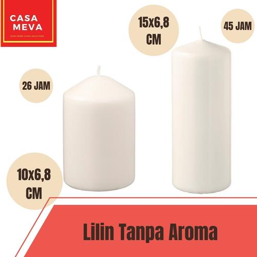 Jual Lilin Putih Kualitas bagus Tahan Lama Candle Diameter 10 cm & 15cm