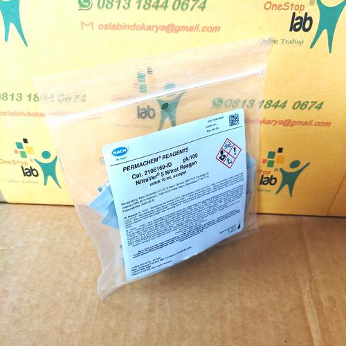 Gambar HACH 21061-69 NitraVer 5 Nitrate Reagent Powder Pillows, 10 mL, pk/100 dari OneStop Laboratory Kota Bekasi Tokopedia