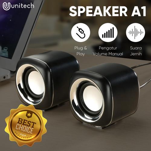 Promo Speaker Multimedia Komputer PC Laptop Unitech A1 Active Speaker 2