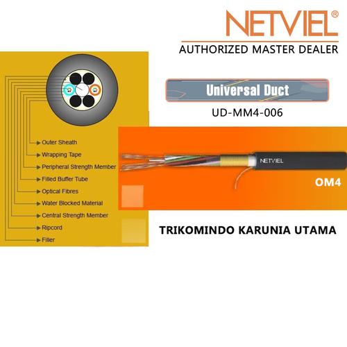 Jual NETVIEL Duct Cable 6 Core OM4 Multimode 50/125um - Jakarta Pusat ...