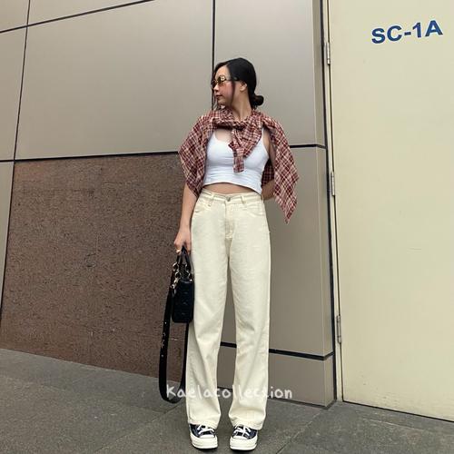 Jual Highwaist Jeans - Coral Jeans in 