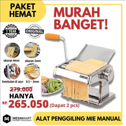 Gambar PROMO Gilingan Mie Pasta Molen Noodle Maker WILLMAN ZZ-150 dari MesinMart Jakarta Timur Tokopedia