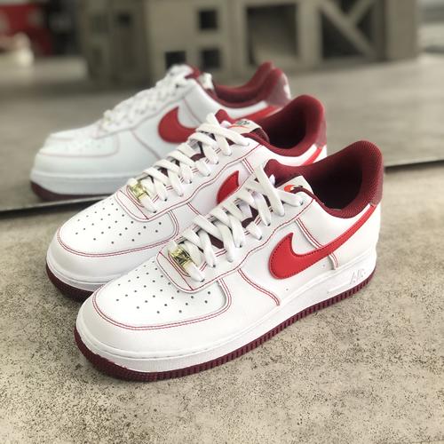 air force 1 07 white and red
