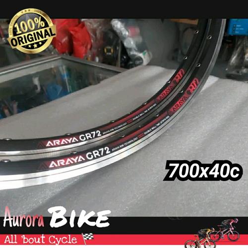 Jual RIMS 700x40c Brake Line GRAVEL ARAYA 700C VELG Ban Sepeda 700x40 ...