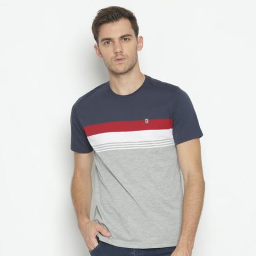 Gambar MATSUDA T Shirt Pria Kaos Stripe Osaka - Navy, S dari Matsuda Apparel Jakarta Utara Tokopedia
